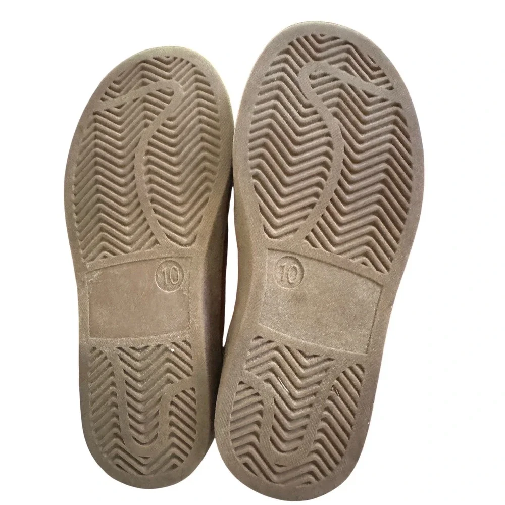 Baby Gap Toddler Boys Tan Brown Faux Suede Moc Boots Size‎ 10